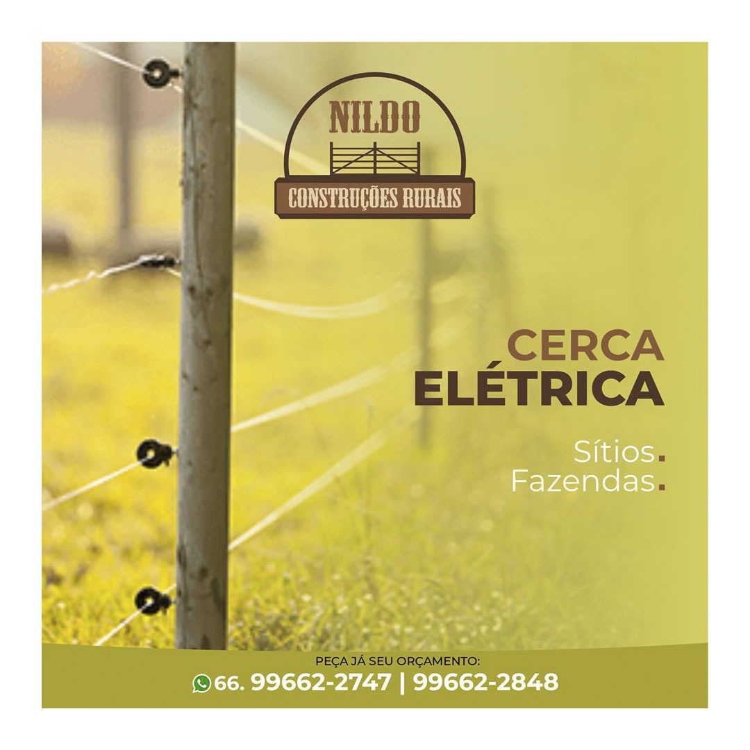 construção de cerca elétrica para fazenda